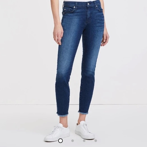 7 For All Mankind Denim - 7FAM Roxanne Ankle Slim Cigarette Jeans